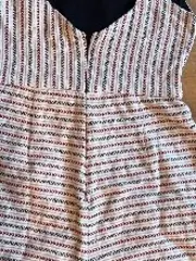 Vorschaubild 3 von Trafaluc Damen Top Body Gr. 38/M Beige Gestreift Cut-Out