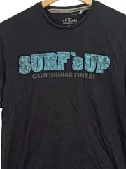 Vorschaubild 2 von Herren T-Shirt Surf's Up Schwarz Gr. 50/L Casual