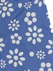Vorschaubild 3 von Kinder Shorts Blumenmuster Blau Gr. 128 Casual Freizeit Polyester