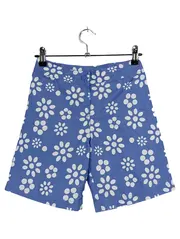 Vorschaubild 1 von Kinder Shorts Blumenmuster Blau Gr. 128 Casual Freizeit Polyester