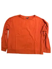 Vorschaubild 1 von Damen Langarmshirt Gr. 40 Orange Casual Basic Shirt