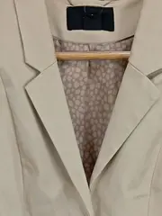 Vorschaubild 3 von Damen Blazer Beige Gr. 38 Business Klassisch Langarm