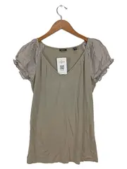 Vorschaubild 1 von Damen T-Shirt XL Beige Kurzarm Casual
