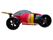 Vorschaubild 2 von Ninjago Fahrzeug Rot Gold Schwarz Spielzeugauto mit Flammen Design