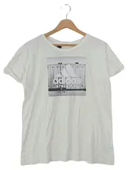 Vorschaubild 1 von Damen T-Shirt Gr. 36/S Weiß Sportlich Casual Logo-Print