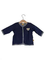 Vorschaubild 1 von Baby Langarmshirt Gr. 56 Blau Teddybär Baumwolle Kinder Shirt