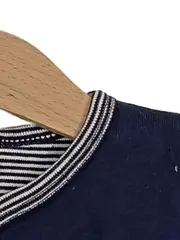 Vorschaubild 4 von Baby Langarmshirt Gr. 56 Blau Teddybär Baumwolle Kinder Shirt