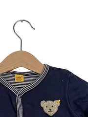 Vorschaubild 5 von Baby Langarmshirt Gr. 56 Blau Teddybär Baumwolle Kinder Shirt