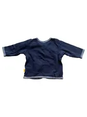 Vorschaubild 2 von Baby Langarmshirt Gr. 56 Blau Teddybär Baumwolle Kinder Shirt