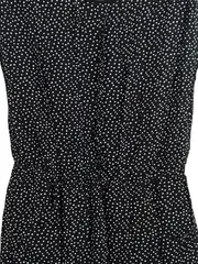 Vorschaubild 2 von Damen Freizeitkleid Gr. 40/L Schwarz Sterne Casual Midikleid