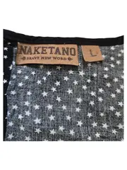 Vorschaubild 4 von Damen Freizeitkleid Gr. 40/L Schwarz Sterne Casual Midikleid