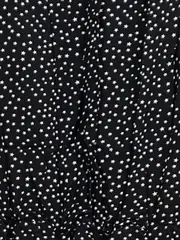 Vorschaubild 3 von Damen Freizeitkleid Gr. 40/L Schwarz Sterne Casual Midikleid