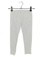 Vorschaubild 1 von Mädchen Leggings Herzmuster Weiß Gr. 104 Baumwolle Casual