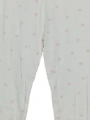 Vorschaubild 2 von Mädchen Leggings Herzmuster Weiß Gr. 104 Baumwolle Casual
