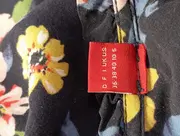 Vorschaubild 4 von Damen Bluse 36/S Blau Blumenmuster Bohemian Langarm