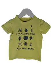 Vorschaubild 1 von Kinder T-Shirt Insekten Print Gr. 86 Gelb Baumwolle