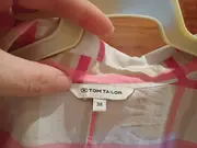 Vorschaubild 3 von Damen Hemdbluse Kariert Rosa Gr. 38 M Casual 3, 4-Arm