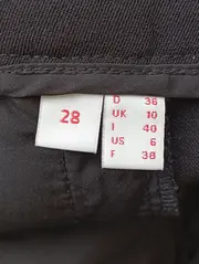Vorschaubild 4 von Damen Stoffhose Gr. 36 W28 Schwarz Business Elegant Hose