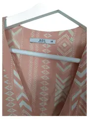 Vorschaubild 3 von EDC Damen Freizeitkleid Gr. 38/M Rosa Casual Bohemian Viskose Ethno