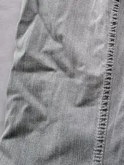 Vorschaubild 4 von Mom Jeans Damen Grau W27 L33 Casual 100% Baumwolle