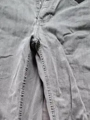 Vorschaubild 3 von Mom Jeans Damen Grau W27 L33 Casual 100% Baumwolle
