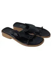 Vorschaubild 1 von Damen Sandalen Zehentrenner Gr. 42 Schwarz Streetwear Modisch