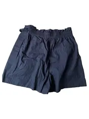 Vorschaubild 8 von Damen Shorts Paperbag High Waist Blau Navy Gr. S 36 W28