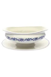 Vorschaubild 1 von Sauciere Beige Porzellan Blumen Klassisch Elegant