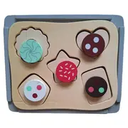 Vorschaubild 1 von Holz Steckspiel Puzzle Formen Mehrfarbig Kinder Lernspielzeug