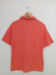 Vorschaubild 2 von Damen Poloshirt Gr. 42/XL Rot Casual Kurzarm