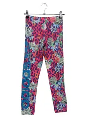 Vorschaubild 2 von Mädchen Leggings Gr. 140 Mehrfarbig Animal-Blumen-Print Sportlich