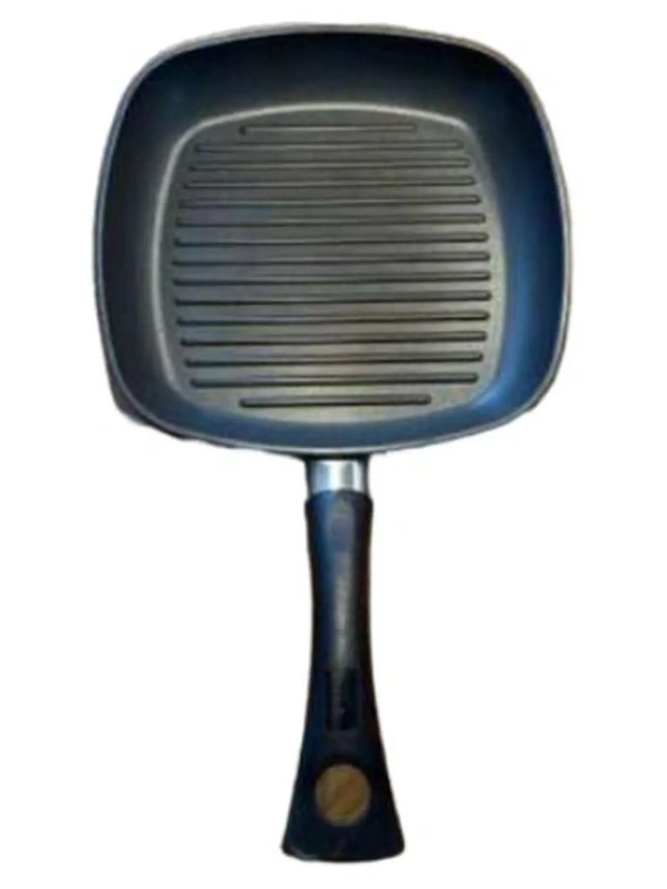 BERNDES Grillpfanne Schwarz 26cm Aluminium Quadratisch Bratpfanne