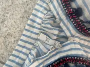 Vorschaubild 4 von Damen Bluse gestreift mit Bommeln Gr. 36/S Mehrfarbig Baumwolle Casual