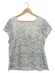Vorschaubild 1 von Damen T-Shirt Gr. 42;XL Paisley Muster Mehrfarbig Casual