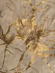 Vorschaubild 2 von Dekokissen Blumen Elegant Beige Polyester 40x40 cm Freizeit