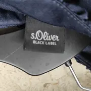 Vorschaubild 5 von Damen Top Ärmellos Gr. 38 M Blau Rüschenkragen Polyester