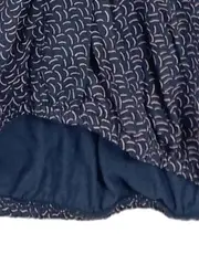 Vorschaubild 7 von Damen Hemdbluse 3/4 Arm Blau Grafisch Gr. 40 L Freizeit