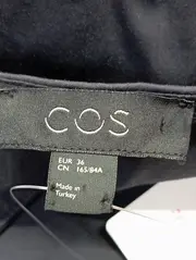 Vorschaubild 3 von Damen Blusenkleid Tunikakleid Gr. 36/S Blau Baumwolle Elegant Minimalistisch