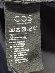 Vorschaubild 4 von Damen Blusenkleid Tunikakleid Gr. 36/S Blau Baumwolle Elegant Minimalistisch