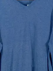 Vorschaubild 3 von Herren Pullover V-Ausschnitt Blau Casual Gr. 54/XXL