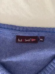 Vorschaubild 5 von Herren Pullover V-Ausschnitt Blau Casual Gr. 54/XXL