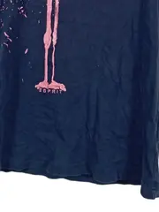 Vorschaubild 6 von Kinder T-Shirt Flamingo Print Blau Gr. 152/158 Baumwolle Casual