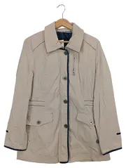 Vorschaubild 1 von Damen Leichte Jacke Einheitsgröße Beige Casual Übergangsjacke