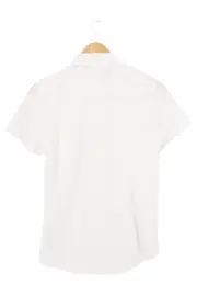 Vorschaubild 2 von CO. Herren Business Hemd Kurzarm Weiß Gr. 46/S Baumwolle Klassisch