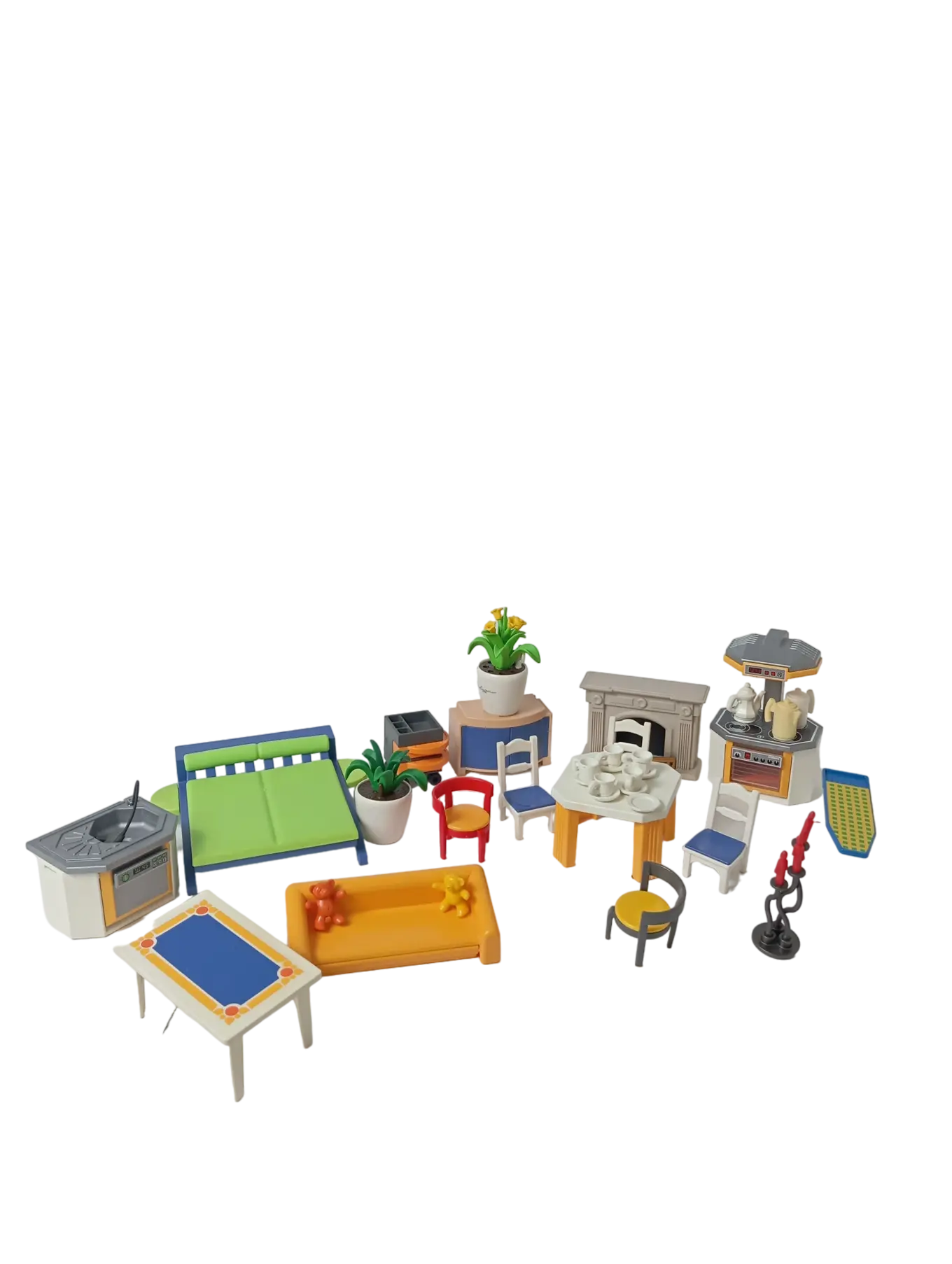 PLAYMOBIL Bauteile Konvolut Möbel Haus Einrichtung Mehrfarbig Kinder Spielzeug