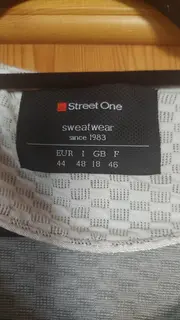 Vorschaubild 5 von Damen Strickjacke Beige Strukturmuster Gr. 44/XXL Langarm