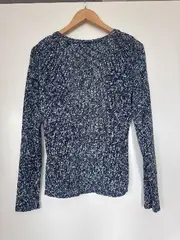 Vorschaubild 2 von Strickjacke Damen Gr. 36/38 Mehrfarbig Casual Strickmuster