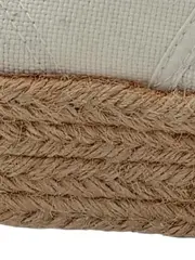 Vorschaubild 5 von Damen Espadrilles Plateau Sneaker Weiß Bast Gr. 39