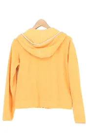 Vorschaubild 2 von Damen Trainingsjacke Gr. 36/S Orange Sportlich Kapuze Reißverschluss