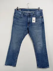 Vorschaubild 6 von G-Star Herren Jeans Regular Fit Hose W34/50/L Blau MOSA STRAIGHT Casual
